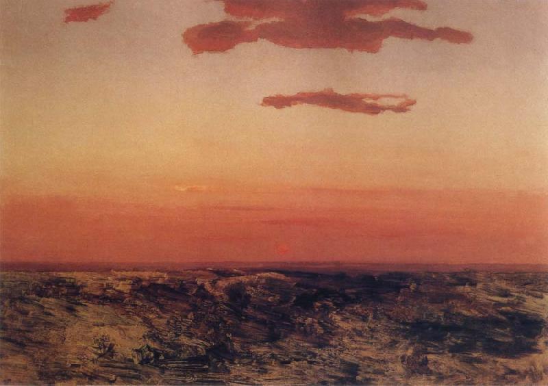 Arkhip Ivanovich Kuindzhi Sunset Germany oil painting art